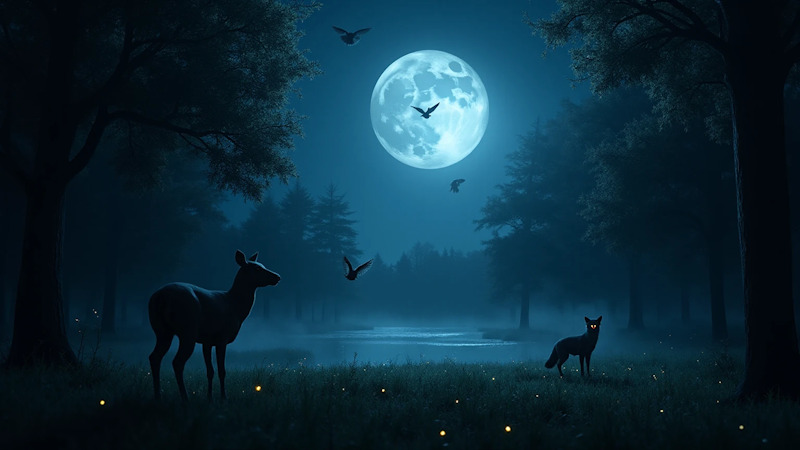 Στην πανσέληνο του Αυγούστου και τα ζώα αντιδρούν διαφορετικά