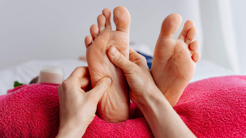 Συνεδρία ρεφλεξολογίας