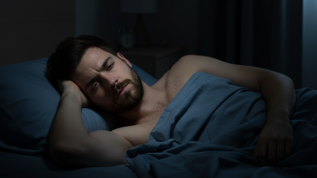 Άντρας στο κρεβάστι που δεν του σηκώνεται μαζί σου