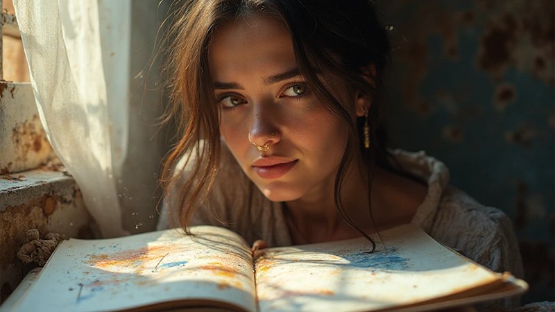 Το σκουλαρίκι στη μύτη δείχνει  καλλιτεχνική ψυχή 