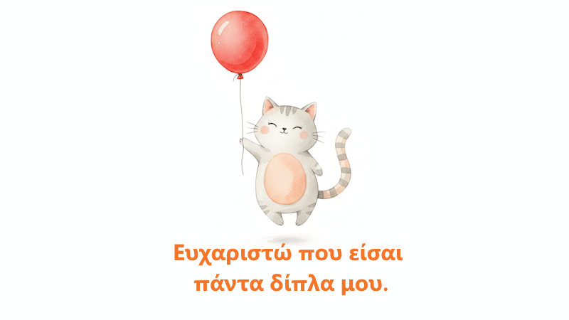 Ρομαντικές λέξεις  για να πεις ευχαριστώ για γενέθλια