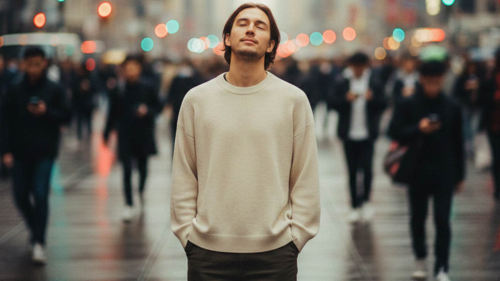 Άντρας ψύχραιμος υπό πίεση