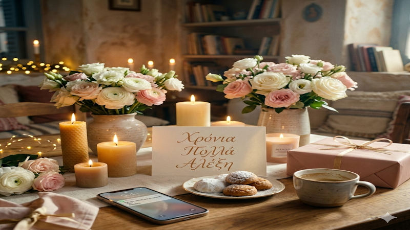 Ευχές για Χρόνια Πολλά Αλέξης